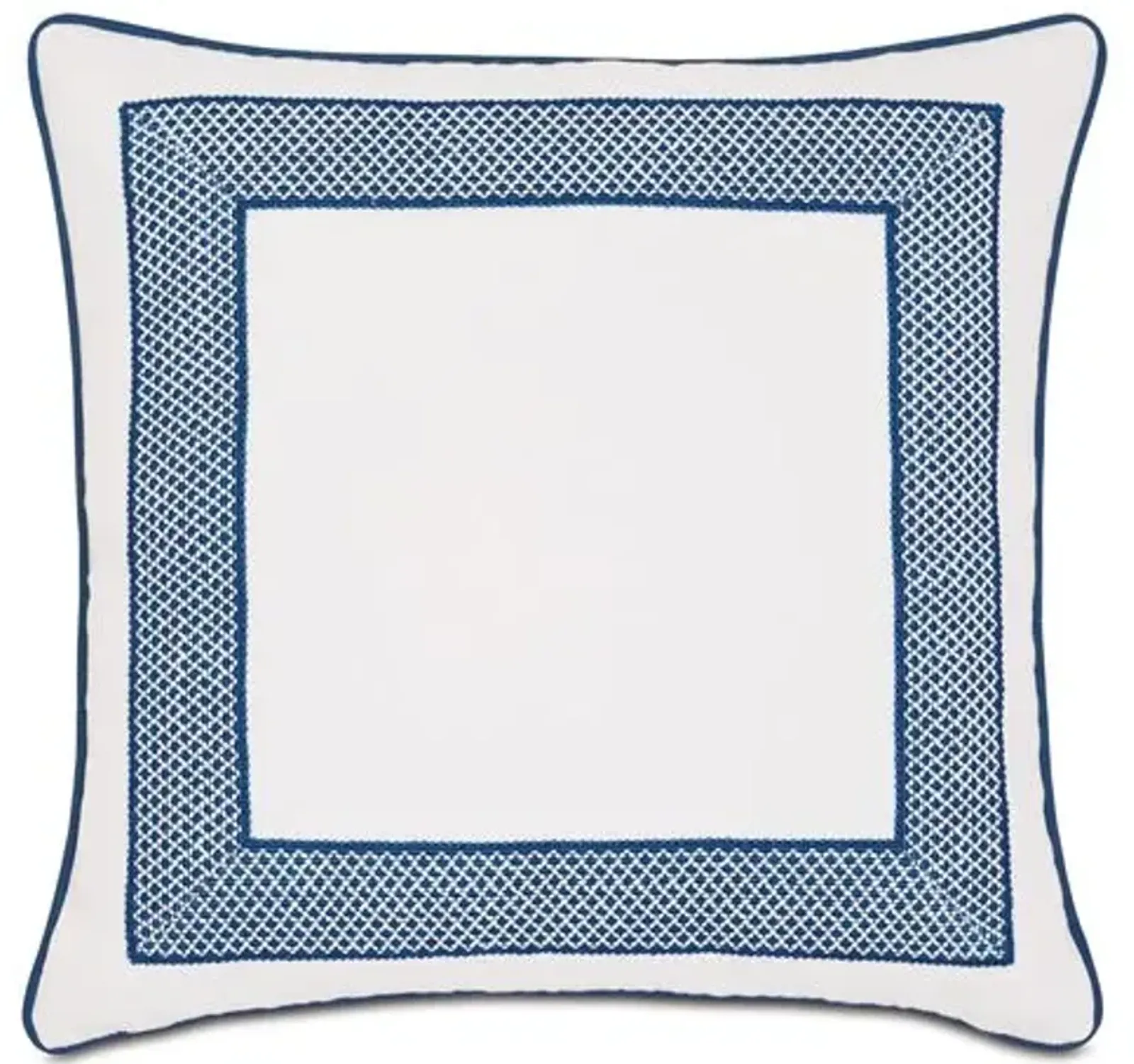 Willa 20x20 Outdoor Pillow - White/Navy