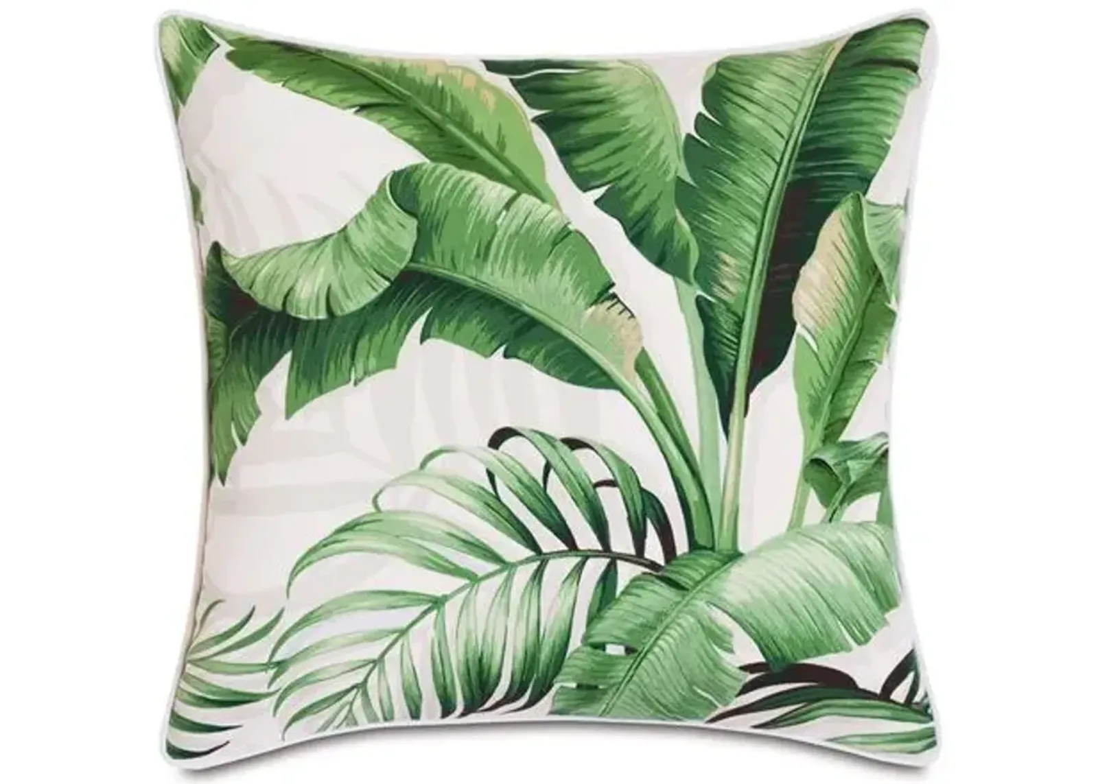 Kala 20x20 Outdoor Pillow - White Palm