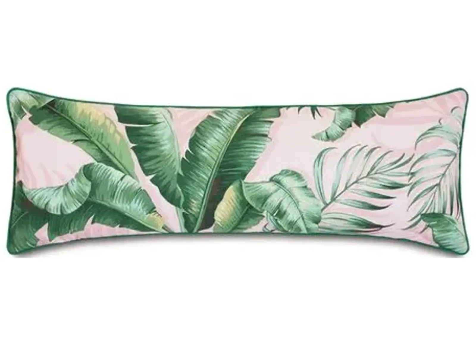 Kala 13x36 Lumbar Outdoor Pillow - Pink Palm