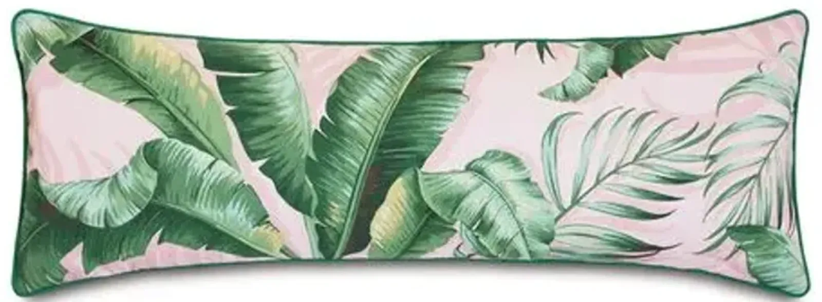 Kala 13x36 Lumbar Outdoor Pillow - Pink Palm