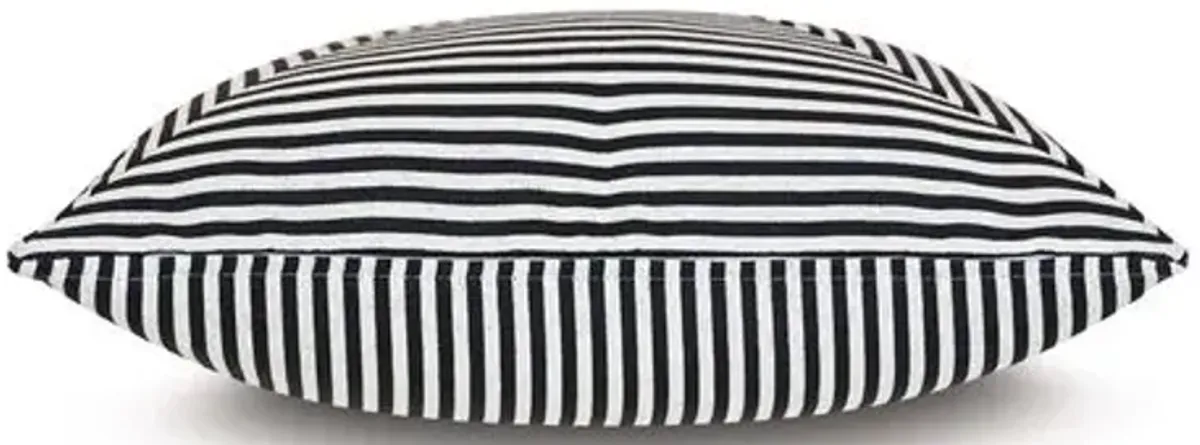 Ahoy 20x20 Outdoor Pillow - Black/White