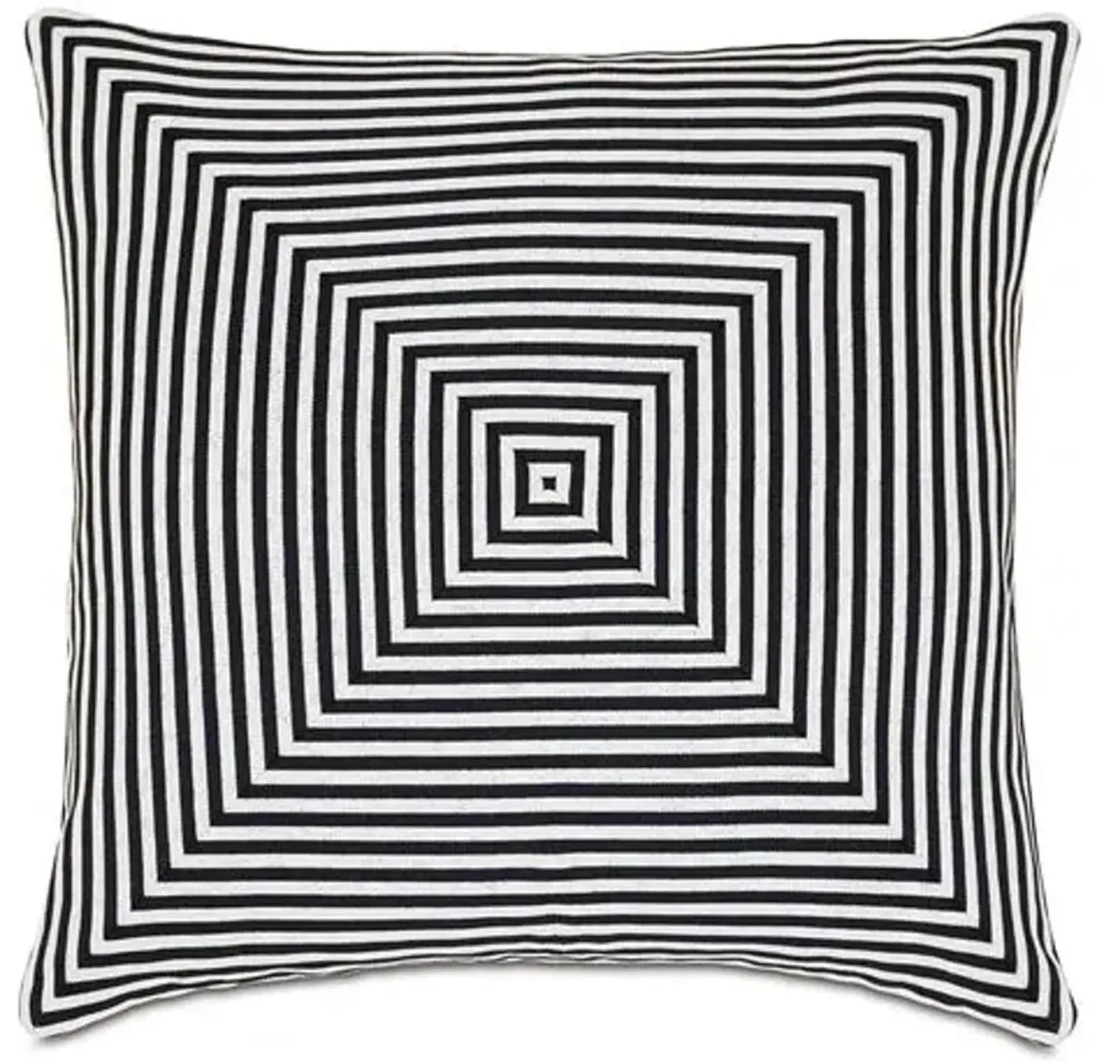 Ahoy 20x20 Outdoor Pillow - Black/White