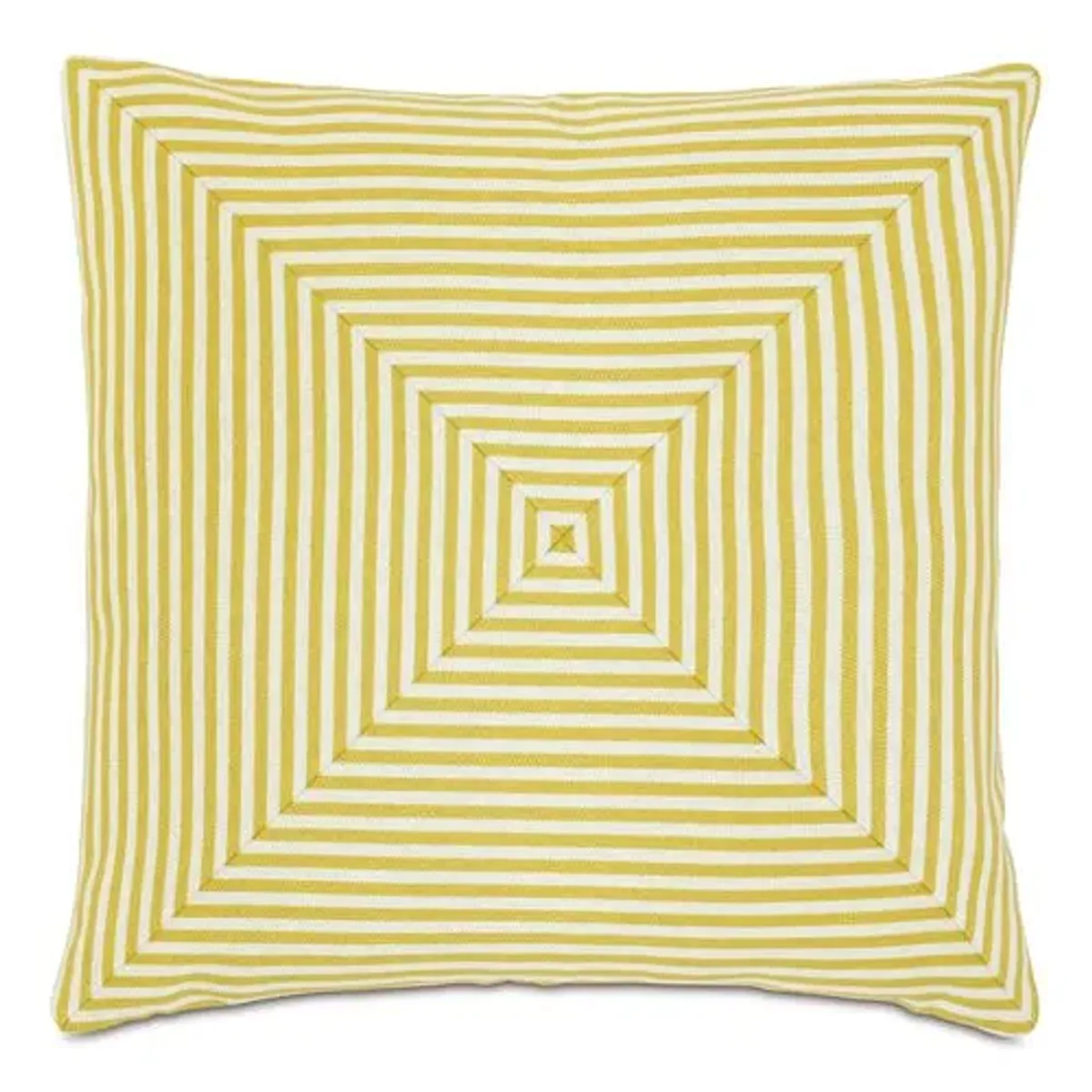 Ahoy 20x20 Outdoor Pillow - Lemon/White