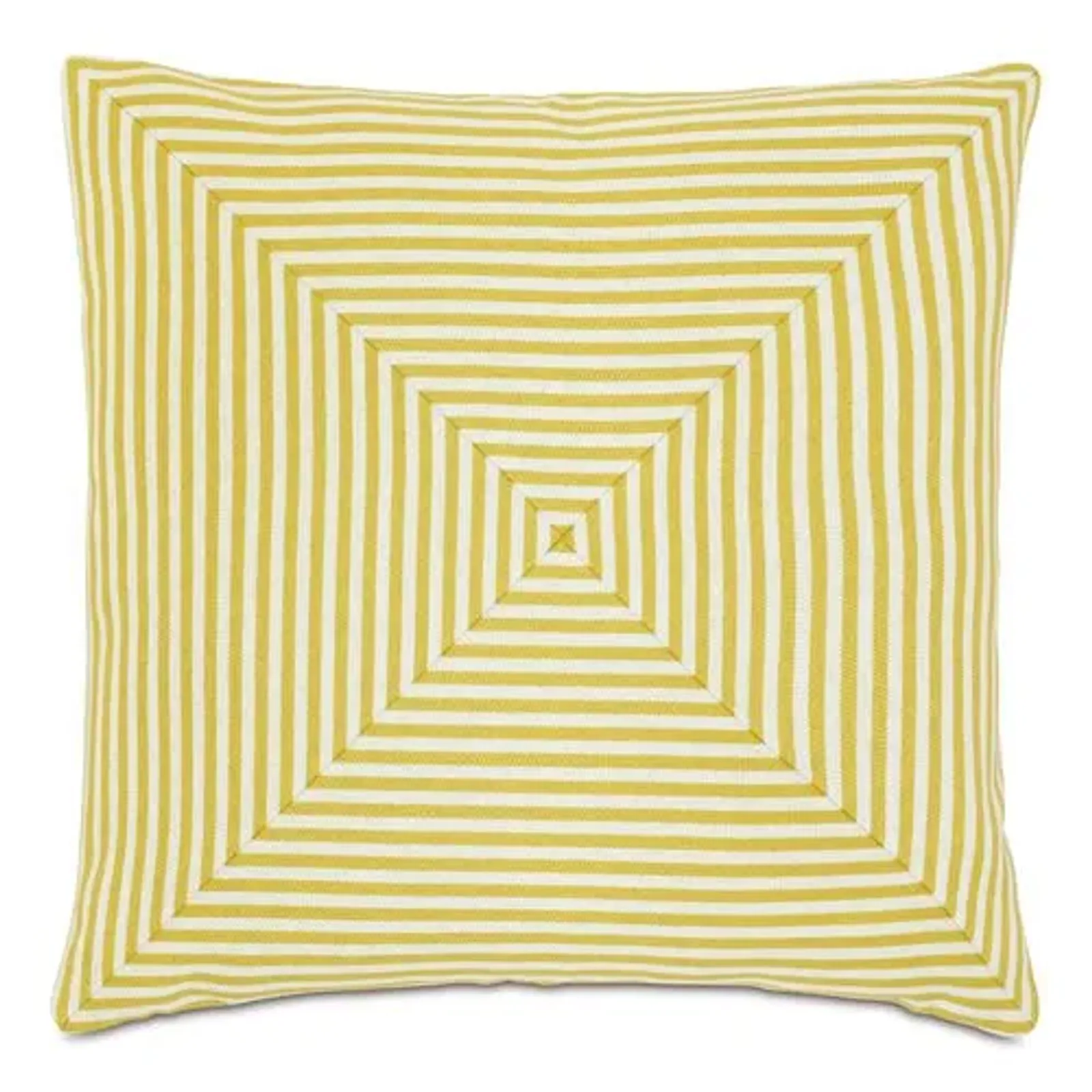 Ahoy 20x20 Outdoor Pillow - Lemon/White