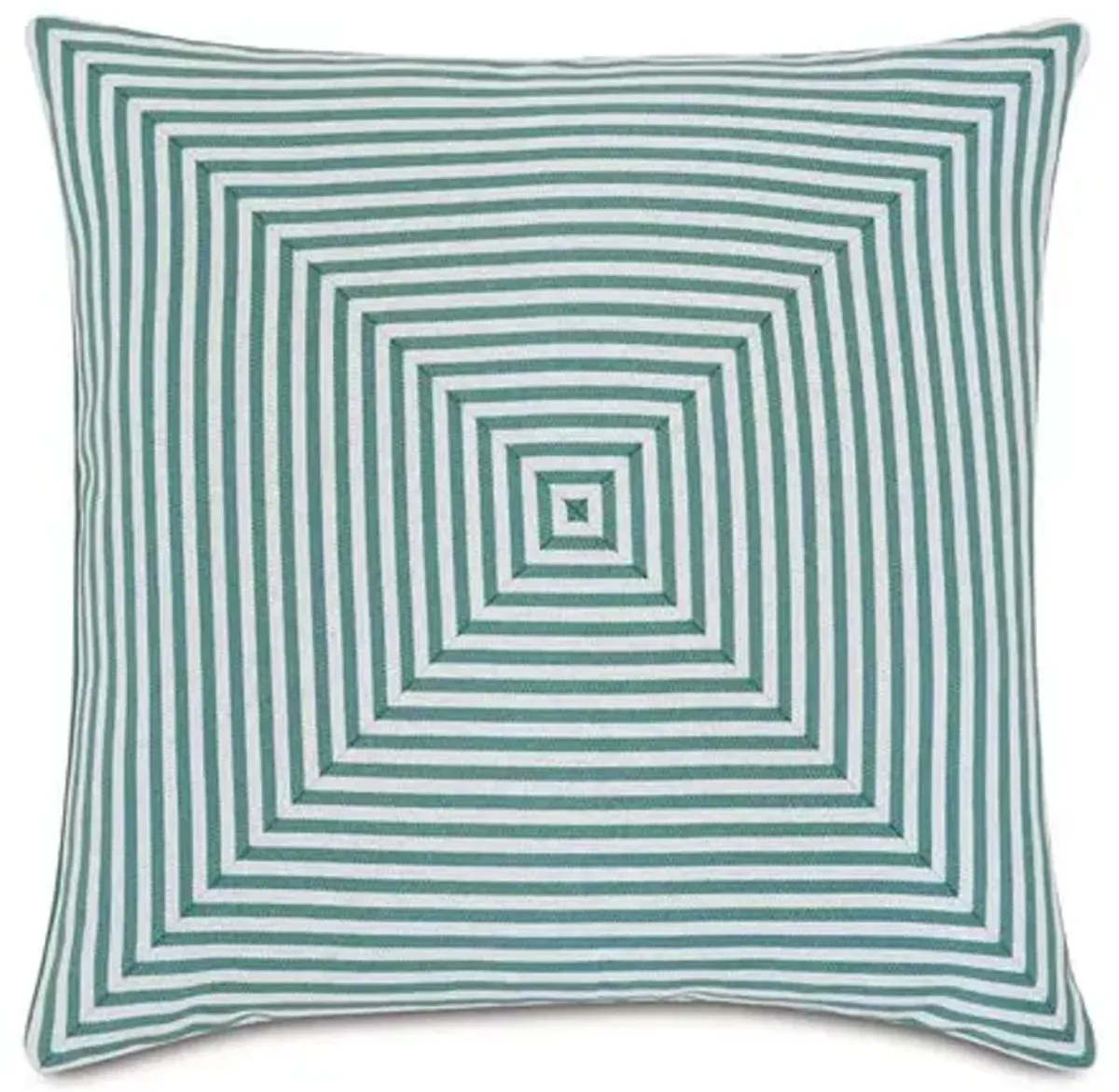 Ahoy 20x20 Outdoor Pillow - Mint/White