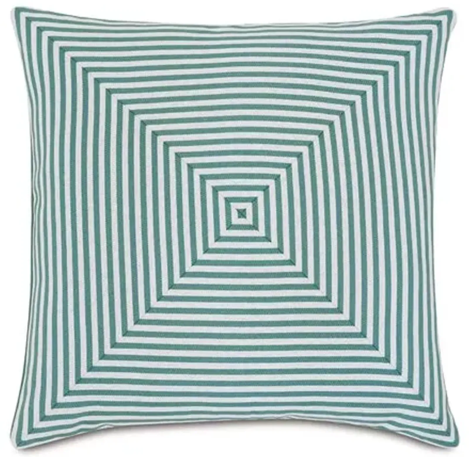 Ahoy 20x20 Outdoor Pillow - Mint/White