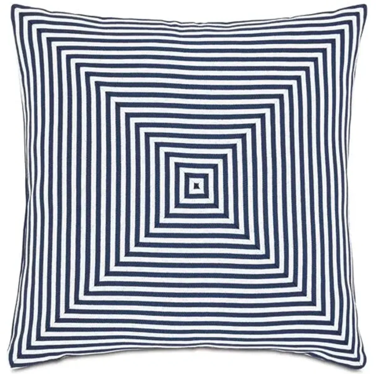 Ahoy 20x20 Outdoor Pillow - Navy/White