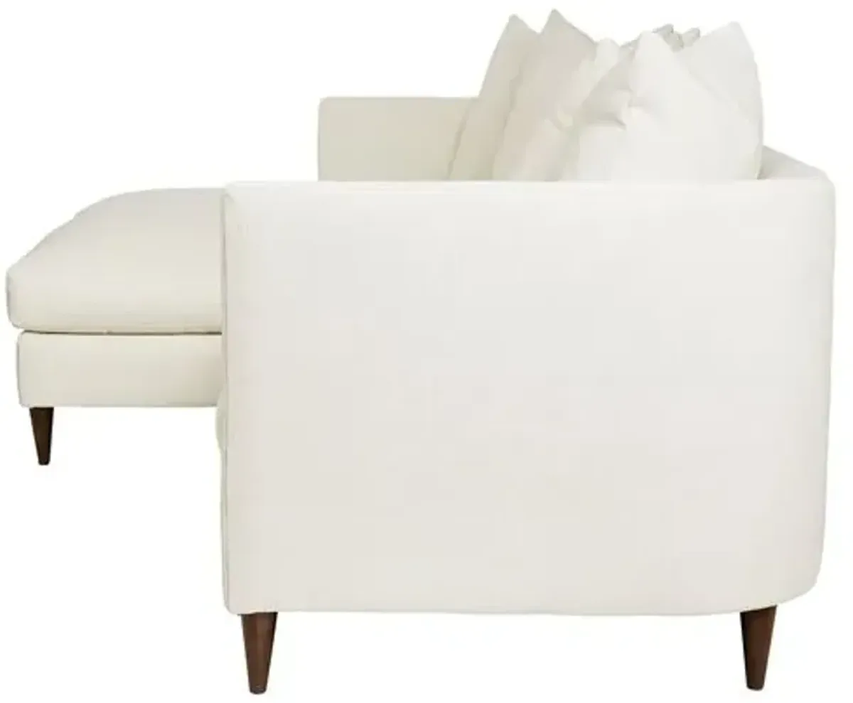 Kim Salmela - Laguna Crypton RF Sectional - White