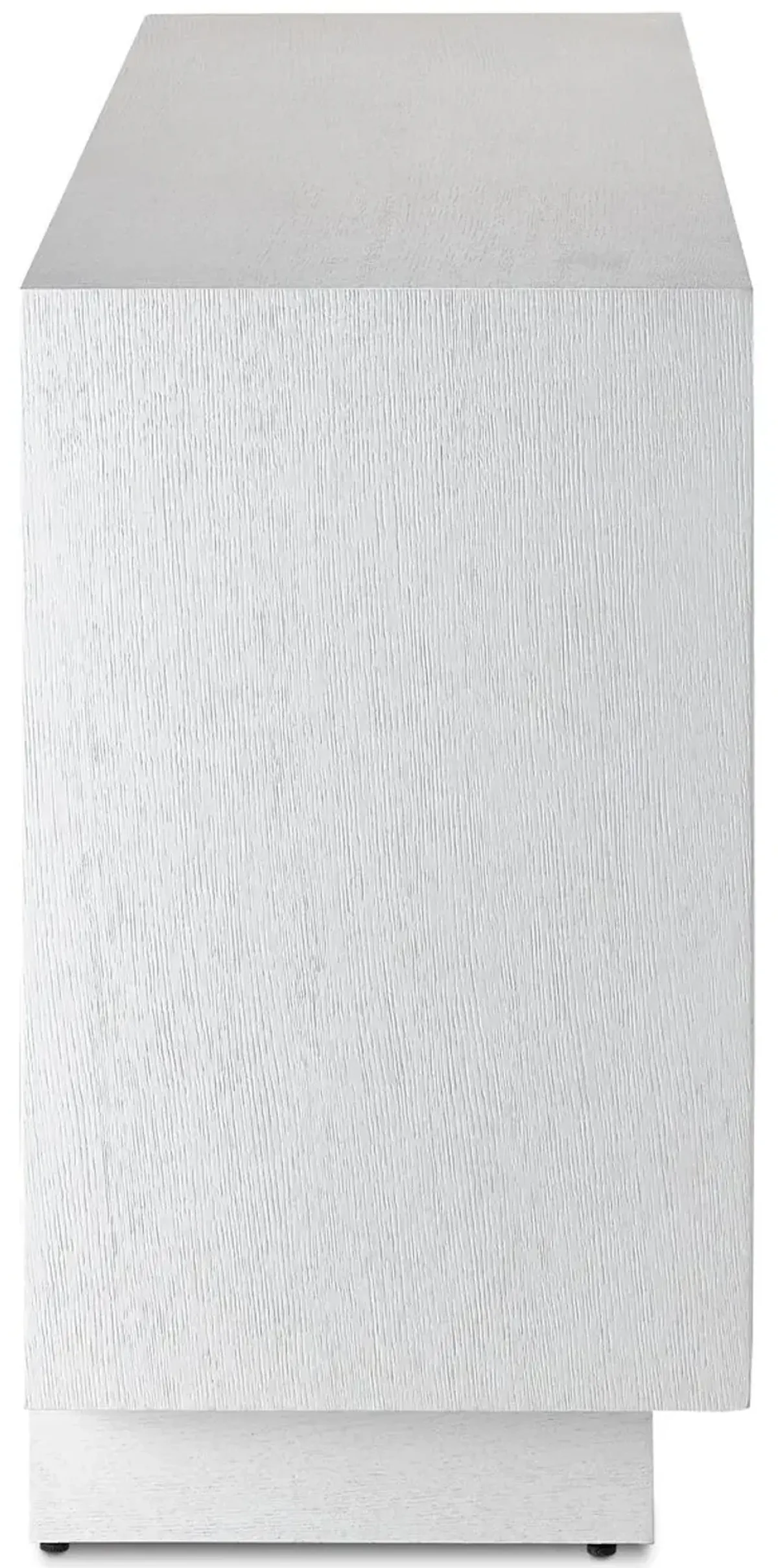 Morombe Credenza, Cerused White