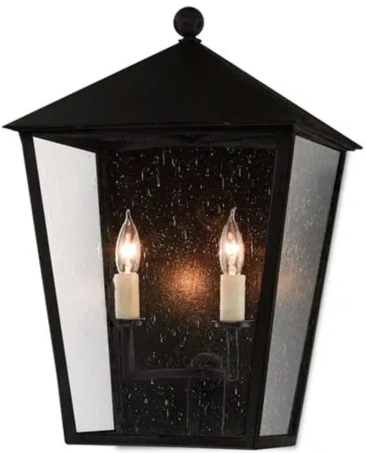 Bening Outdoor Sconce - Midnight - Currey & Company