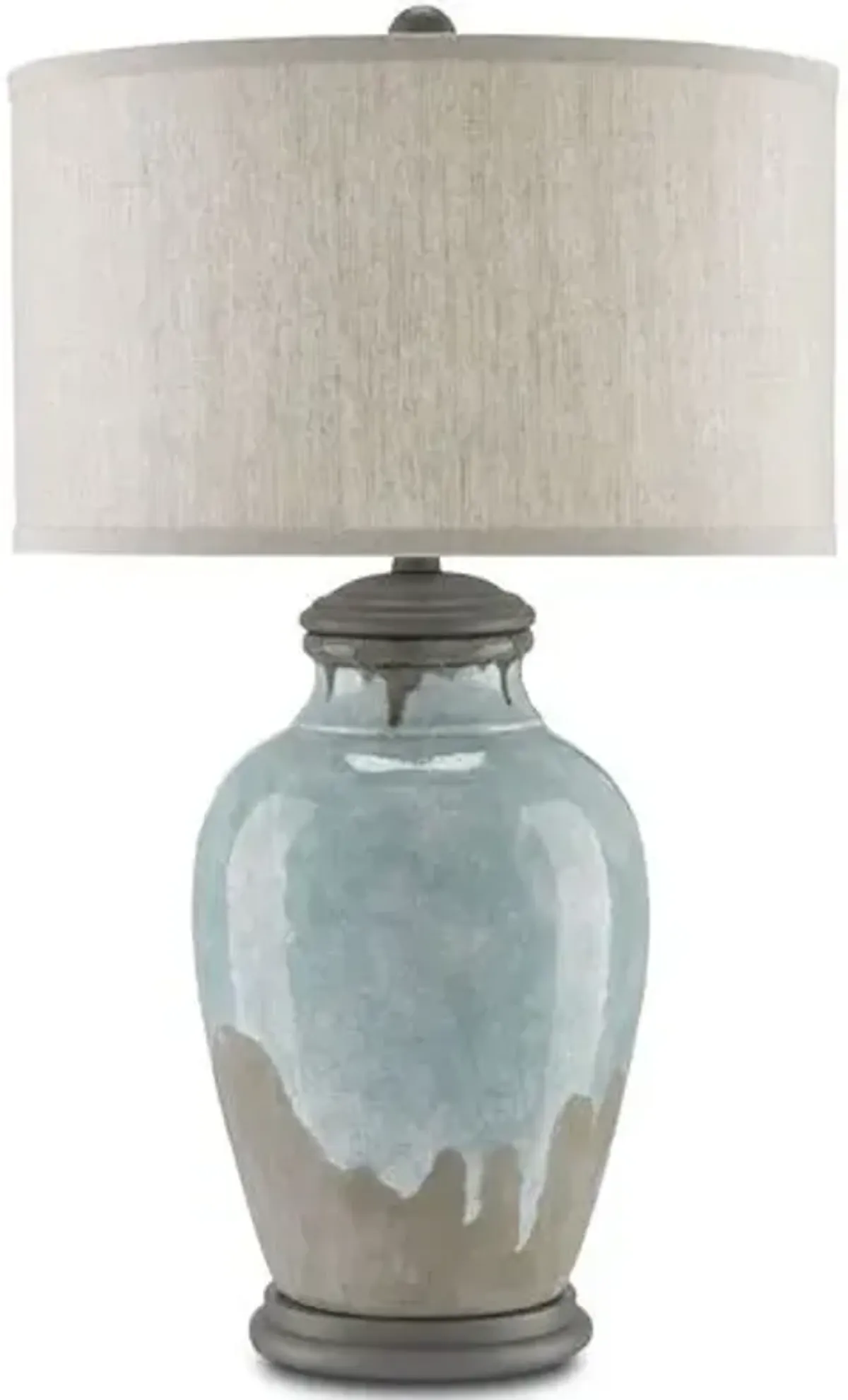 Chatswood Table Lamp - Blue/Gray - Currey & Company