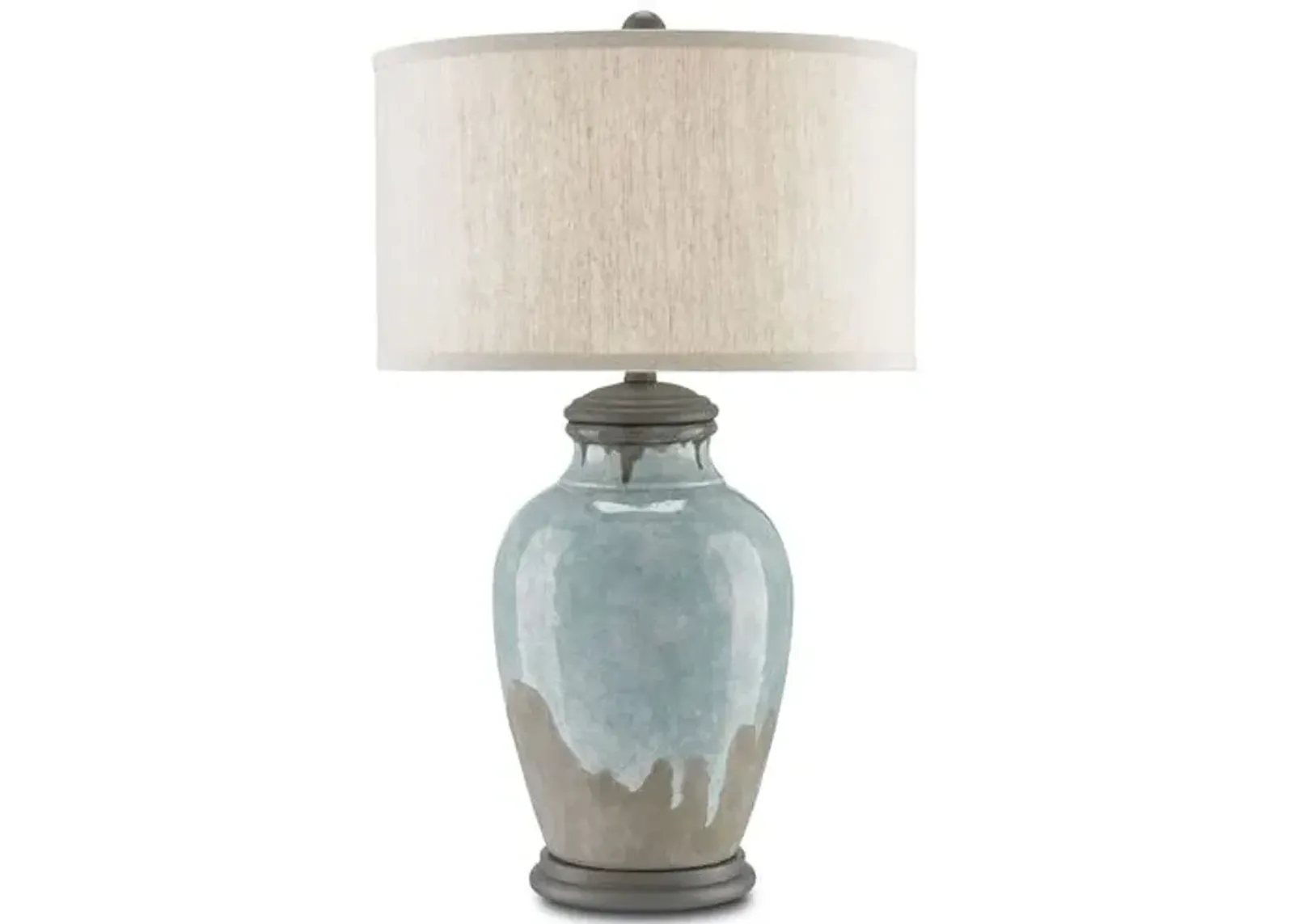 Chatswood Table Lamp - Blue/Gray - Currey & Company