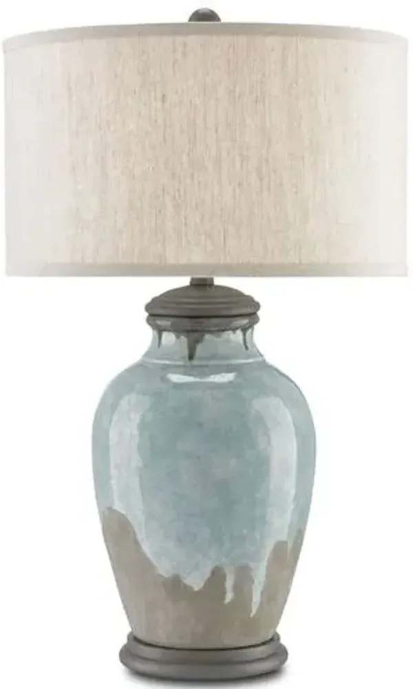 Chatswood Table Lamp - Blue/Gray - Currey & Company