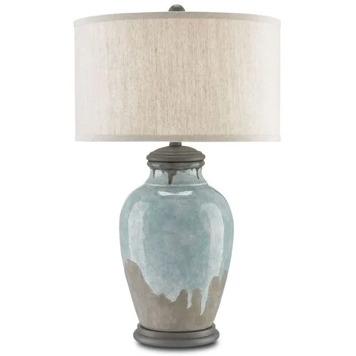 Chatswood Table Lamp - Blue/Gray - Currey & Company