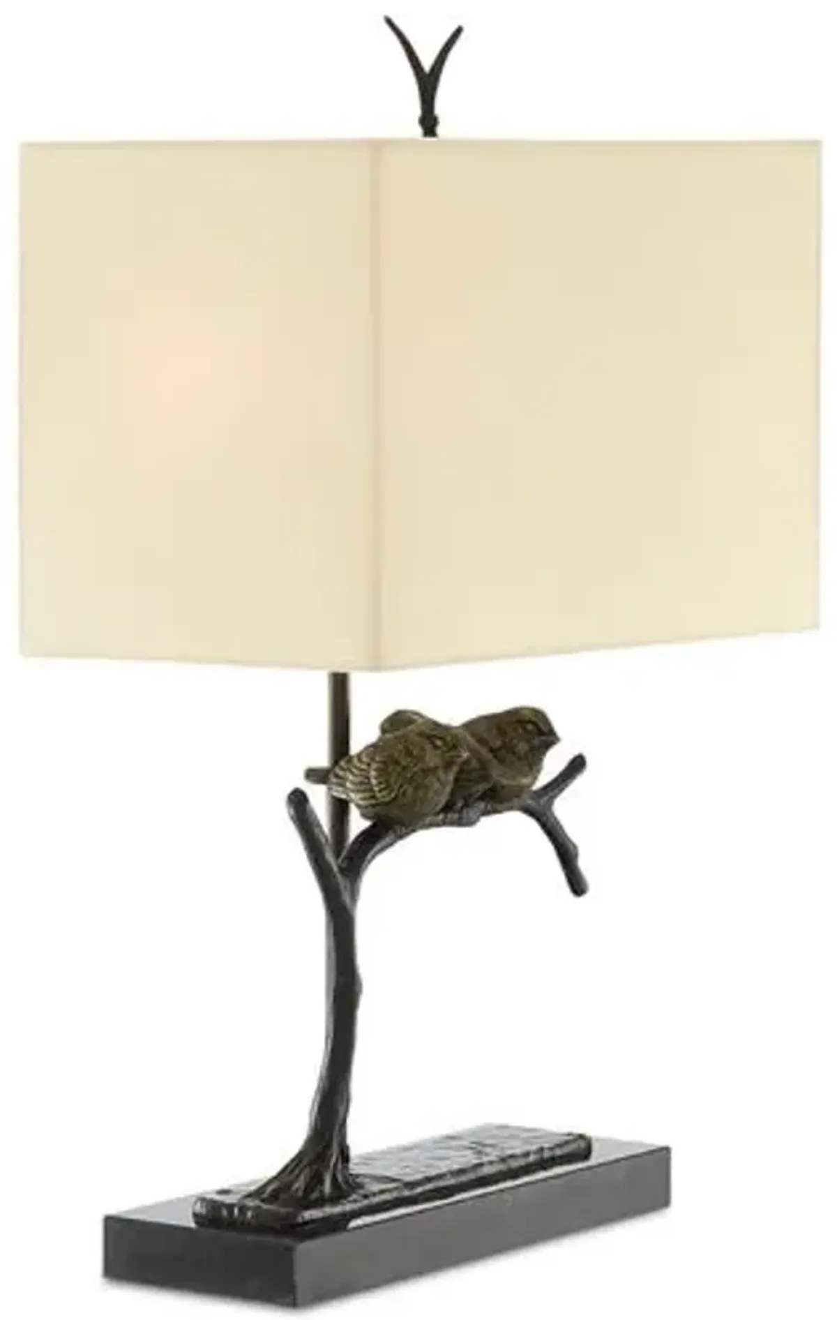 Sparrow Table Lamp - Bronze/Black - Currey & Company