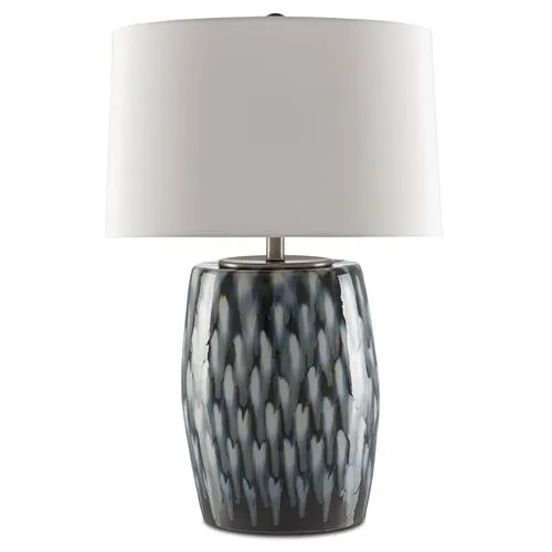 Milner Table Lamp - Indigo/Cloud - Currey & Company