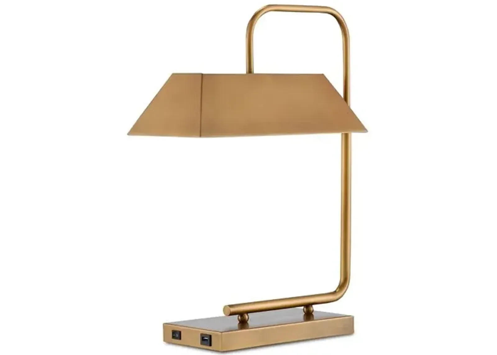 Hoxton Table Lamp - Antique Brass - Currey & Company