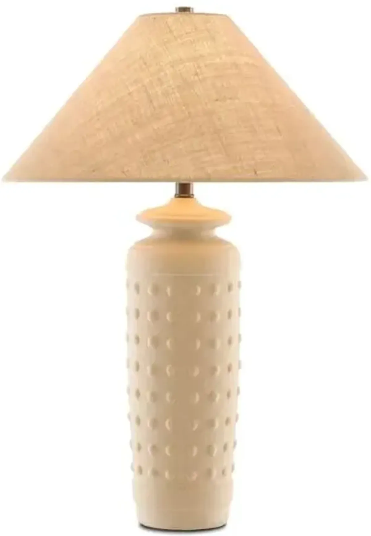 Sonoran Table Lamp - Sand/Brass - Currey & Company