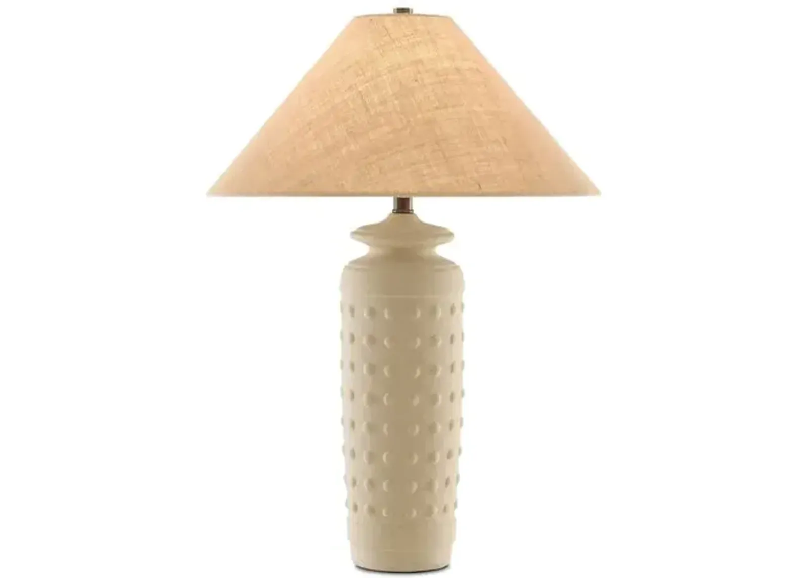 Sonoran Table Lamp - Sand/Brass - Currey & Company