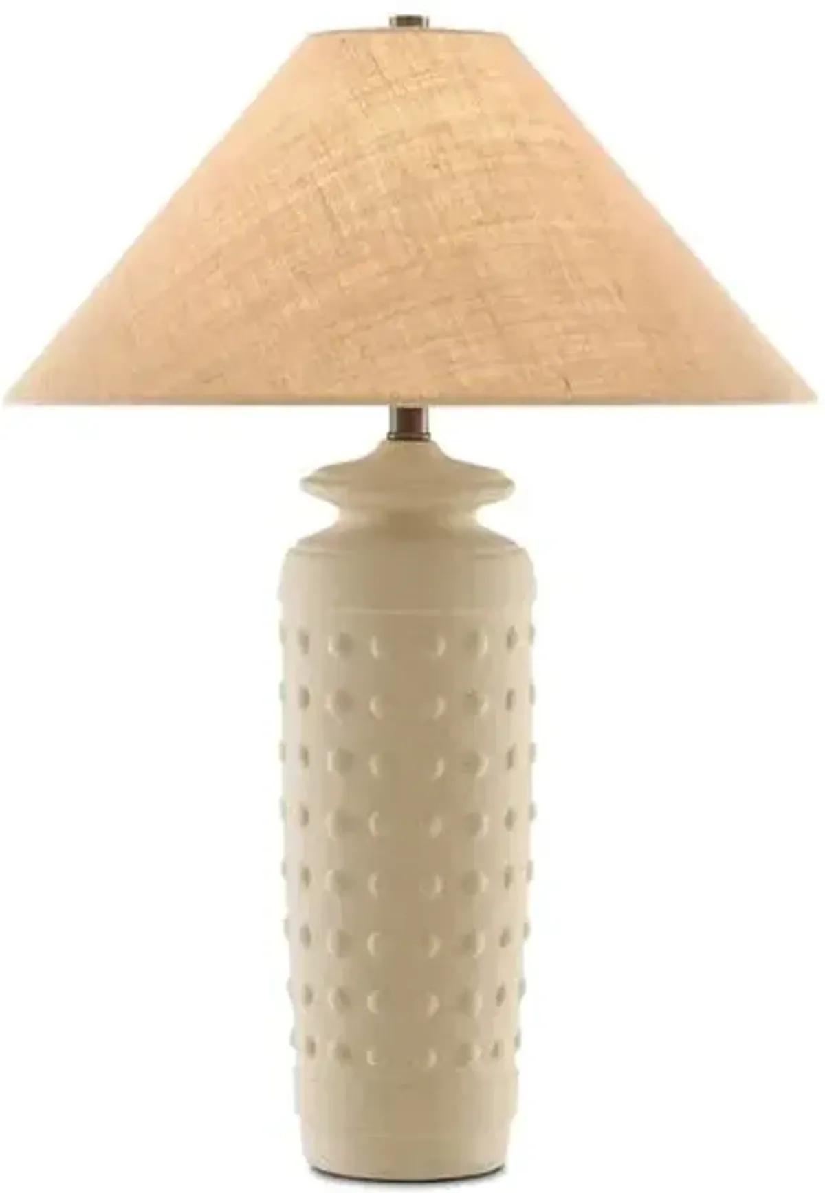 Sonoran Table Lamp - Sand/Brass - Currey & Company