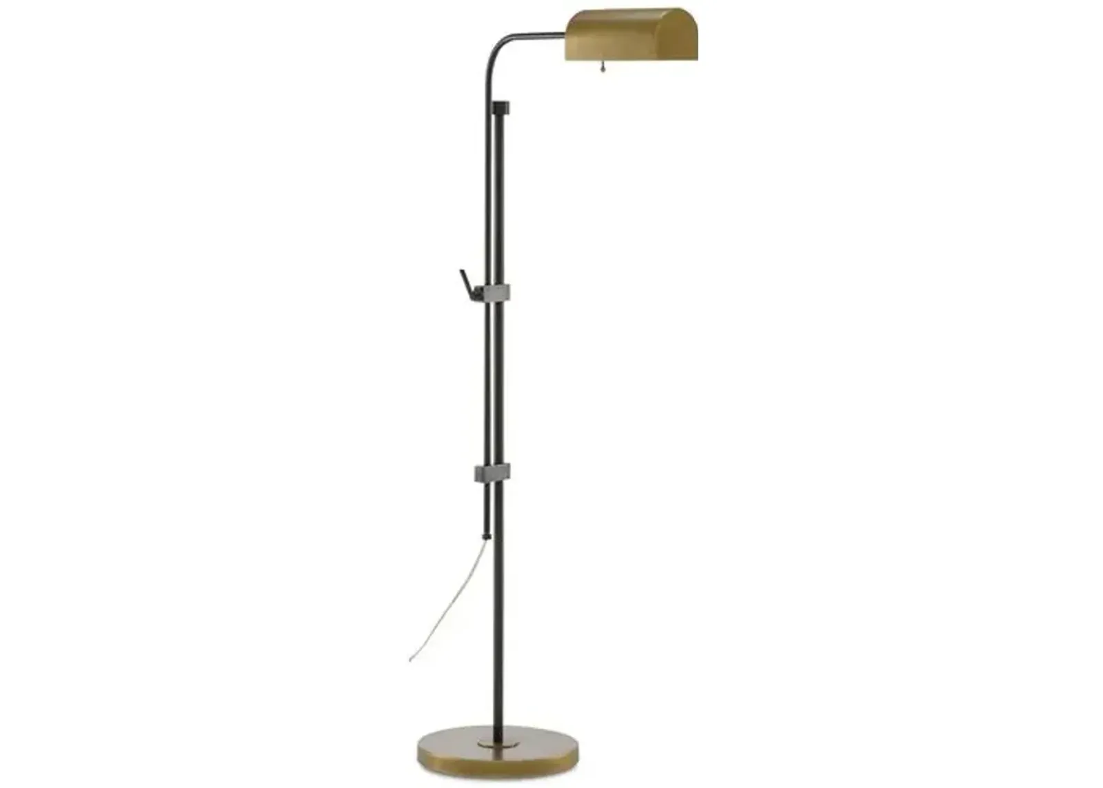 Hearst Floor Lamp - Bronze/Antique Brass - Bronze/Antique Brass - Currey & Company