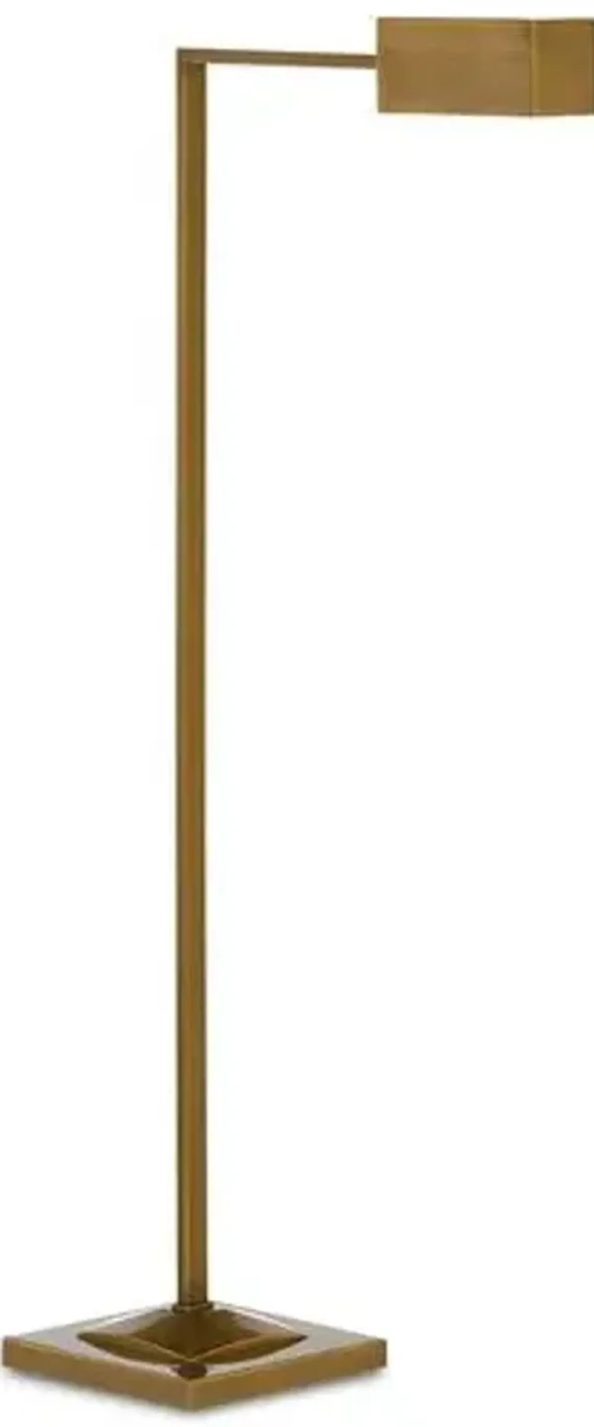 Ruxley Floor Lamp - Antique Brass - Currey & Company