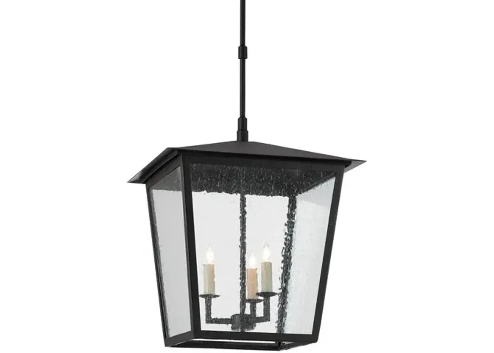 Bening Large Outdoor Lantern - Midnight - Currey & Company