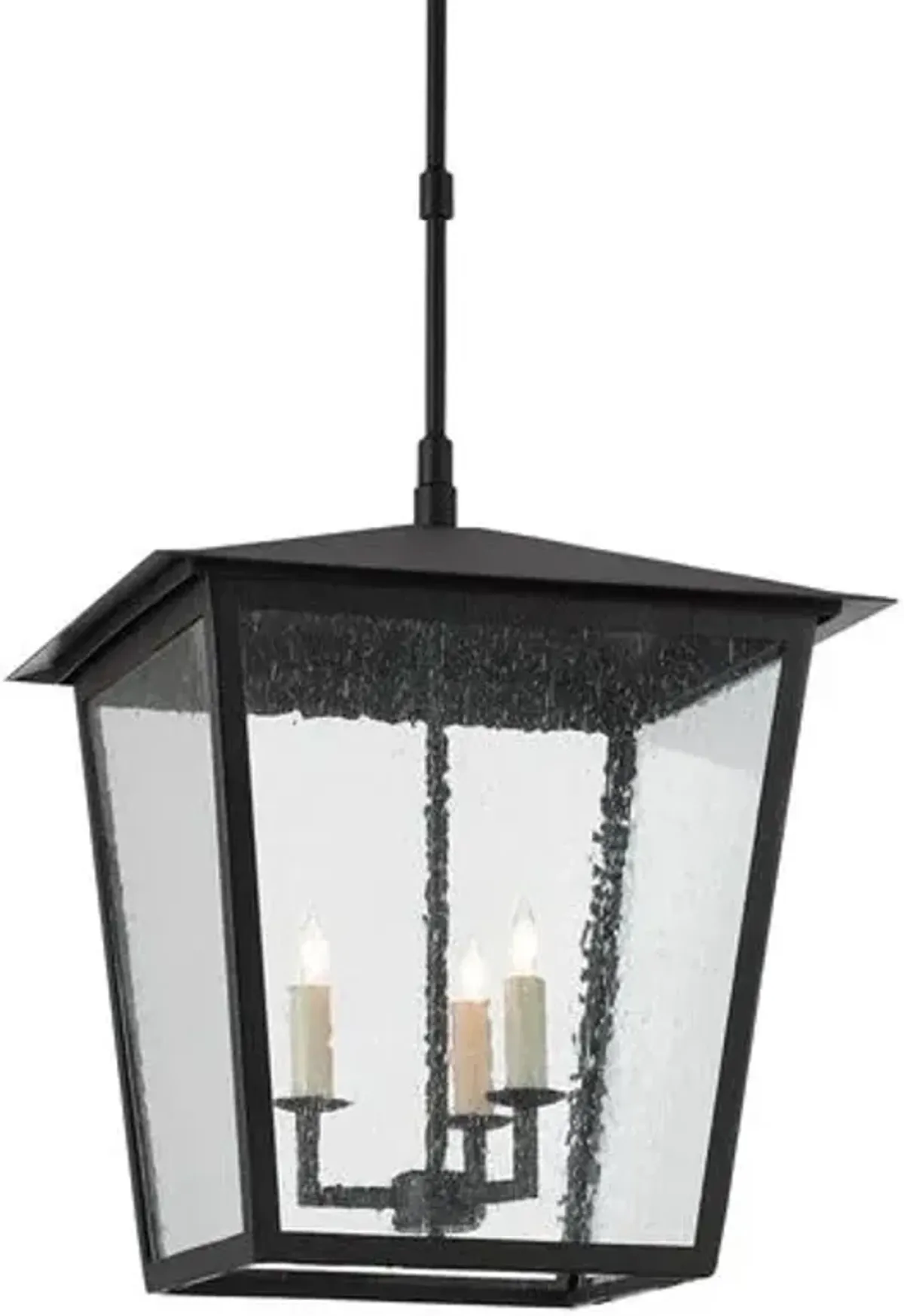 Bening Large Outdoor Lantern - Midnight - Currey & Company