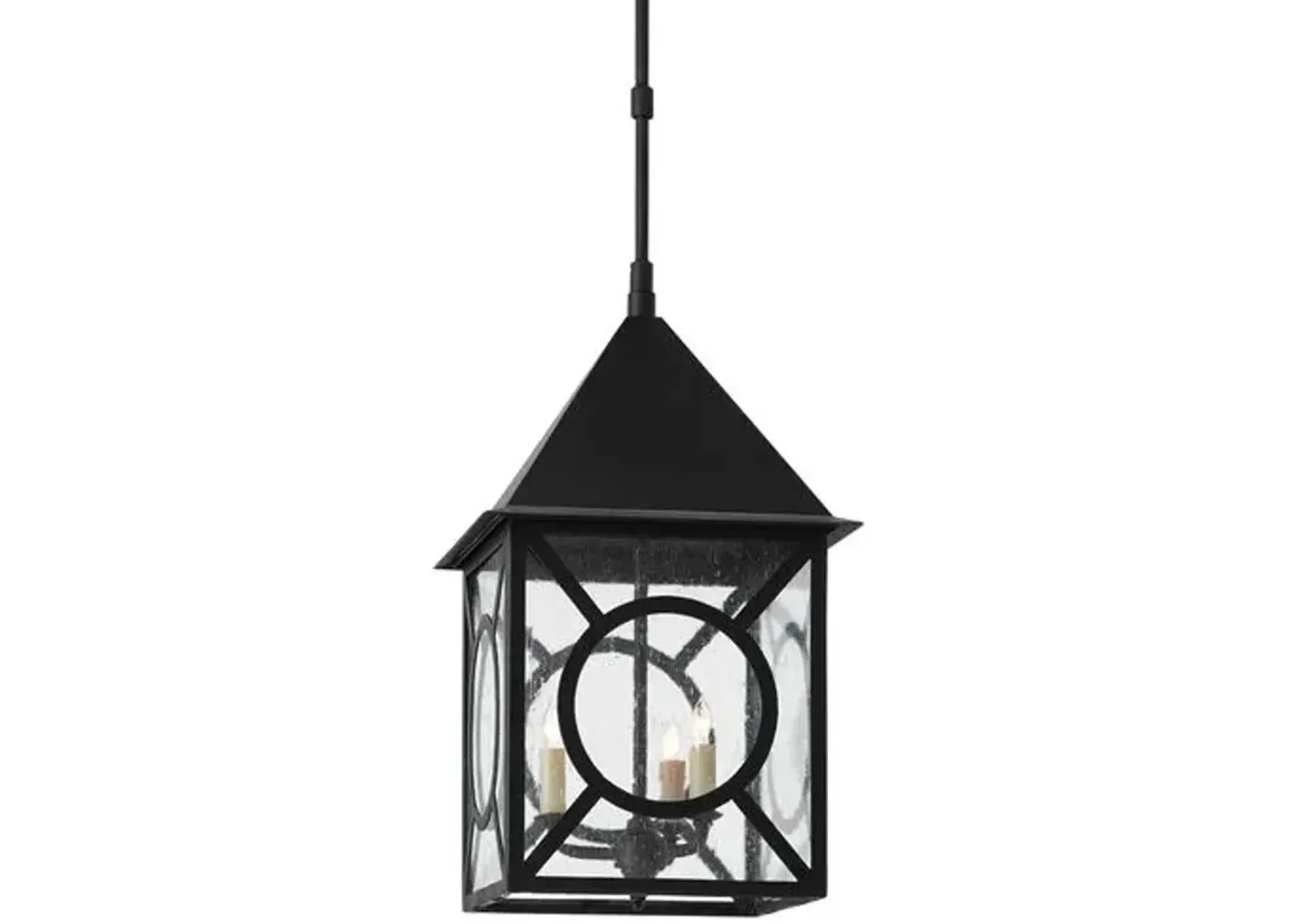 Ripley Large Outdoor Lantern - Midnight - Currey & Company