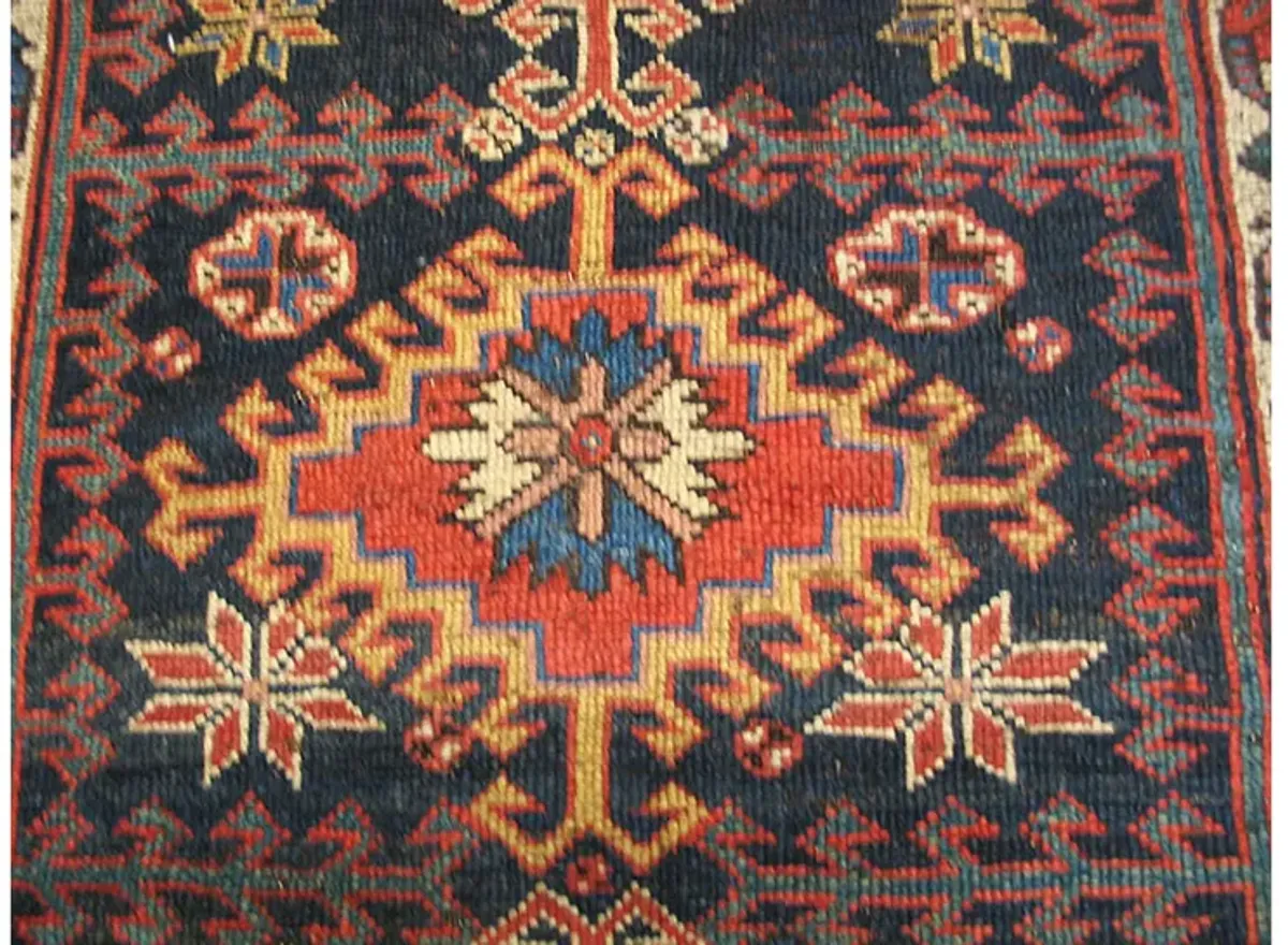 N.W. Persian Rug 4'0" x 6'4" - Red - Red