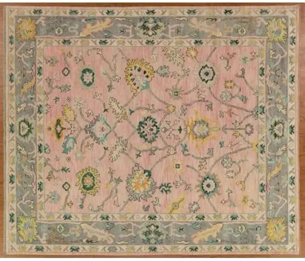8'4"x9'10" Janey Oushak Rug - Pink - Pink