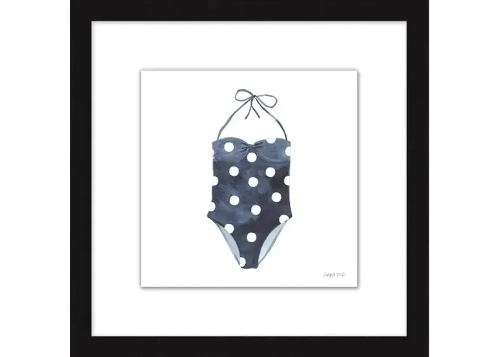 Sara Fitz - Polka Dot Swimsuit