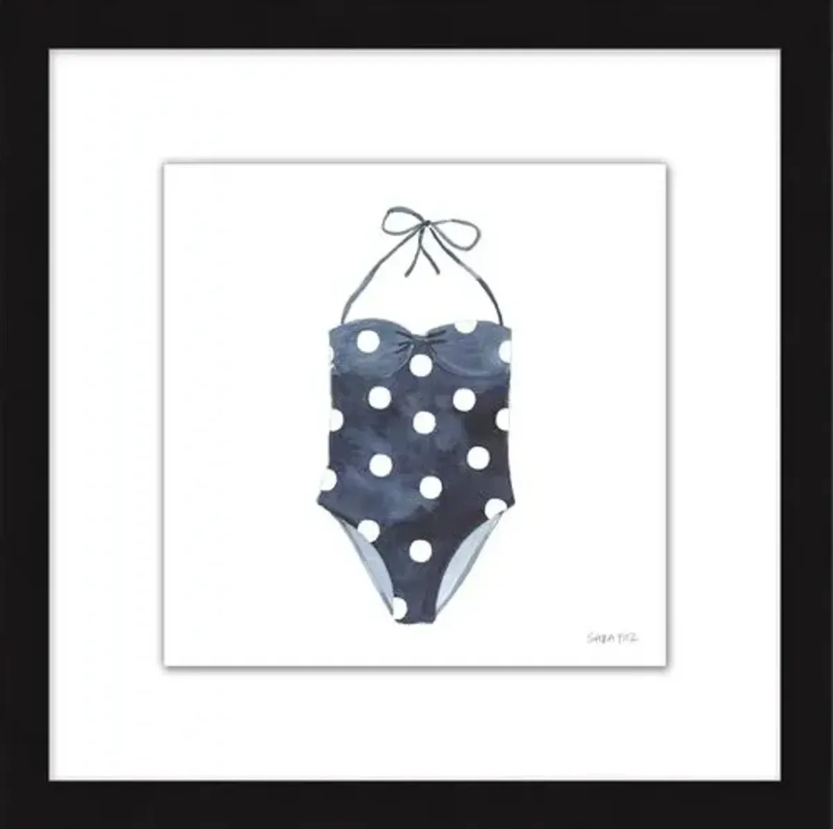 Sara Fitz - Polka Dot Swimsuit