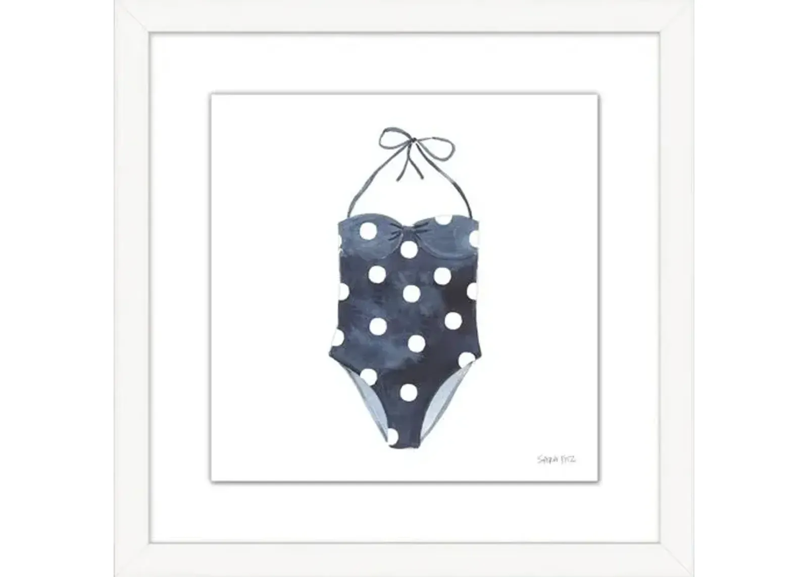 Sara Fitz - Polka Dot Swimsuit