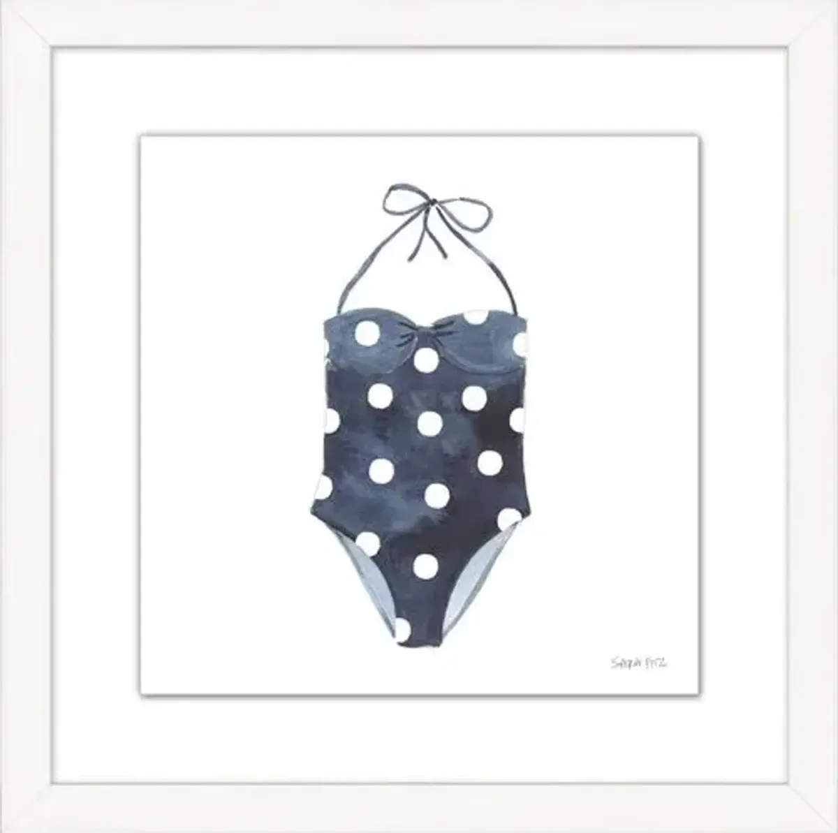 Sara Fitz - Polka Dot Swimsuit