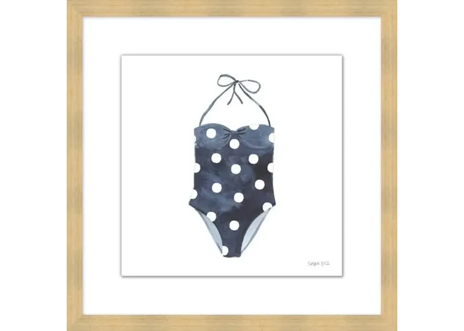 Sara Fitz - Polka Dot Swimsuit