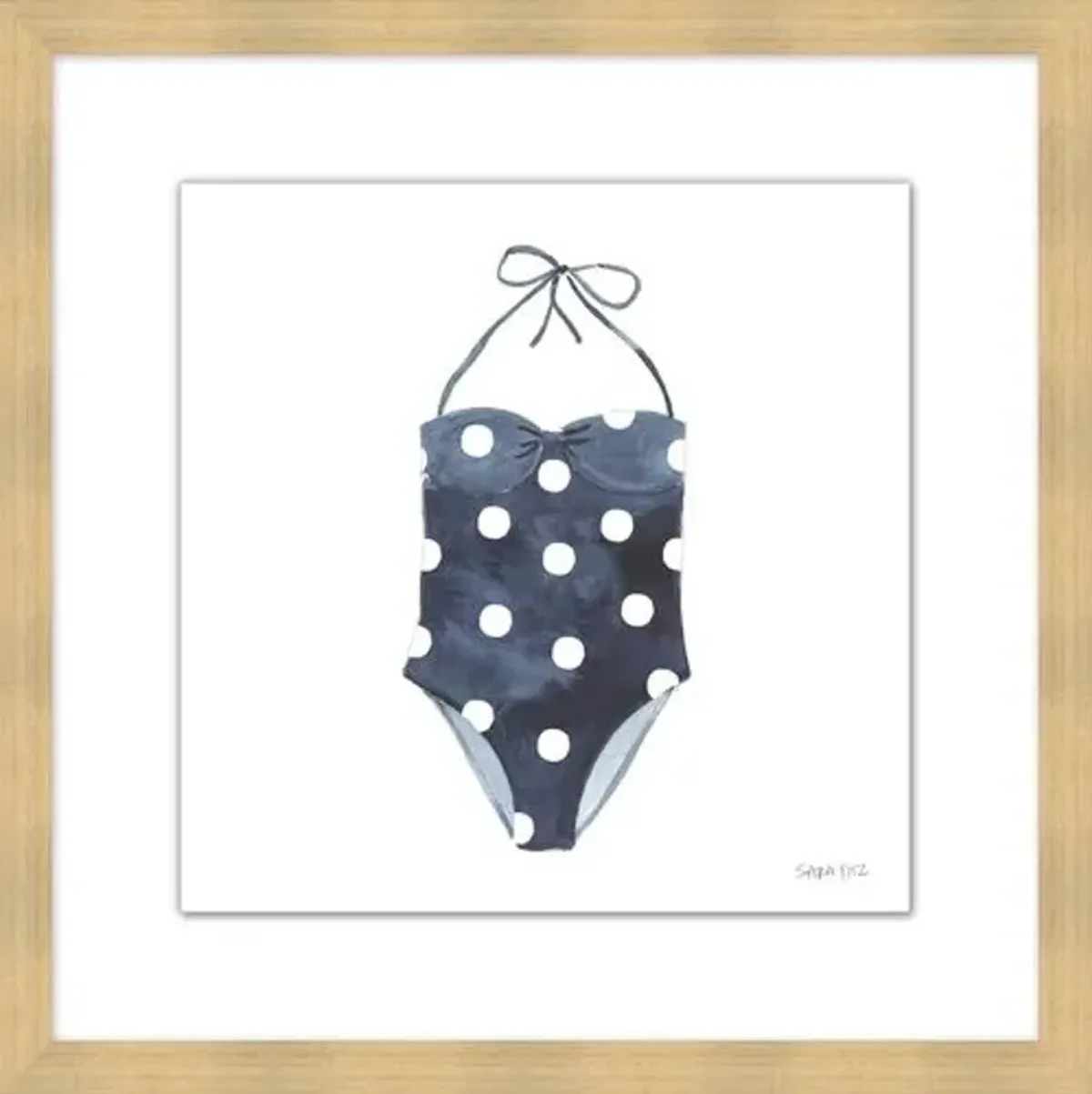 Sara Fitz - Polka Dot Swimsuit