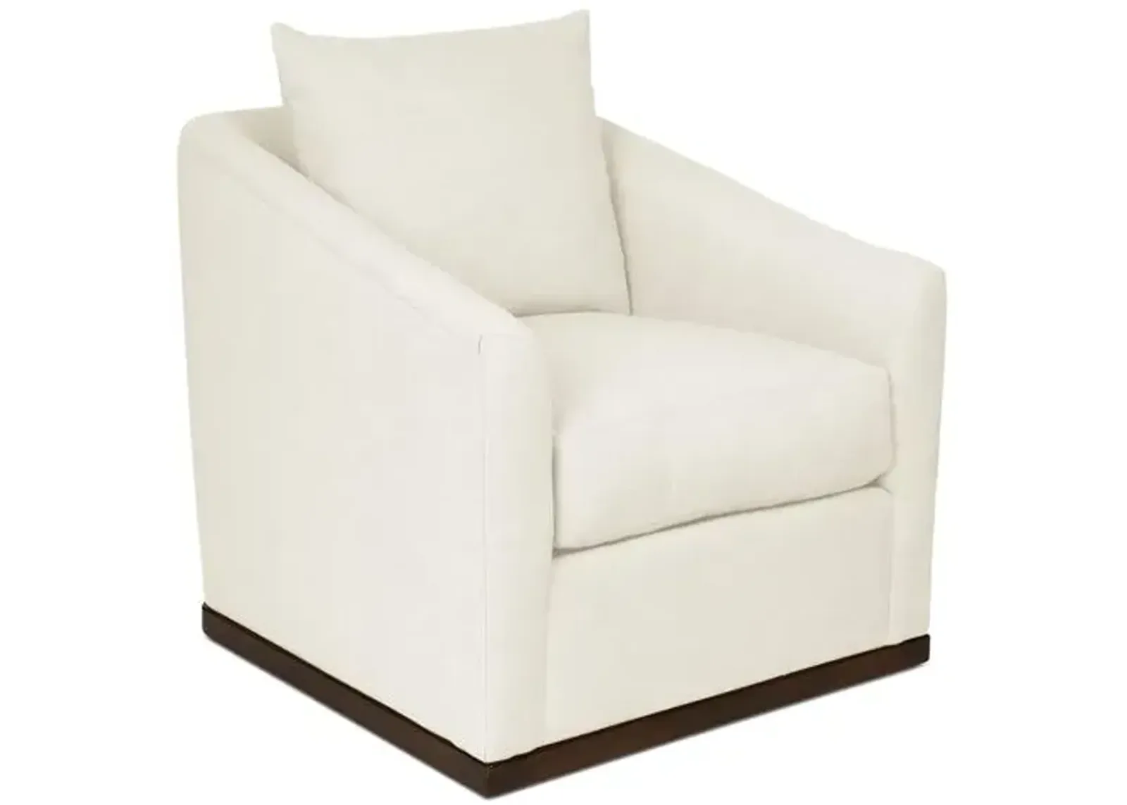 Kim Salmela - Ryder Swivel Chair - White Crypton