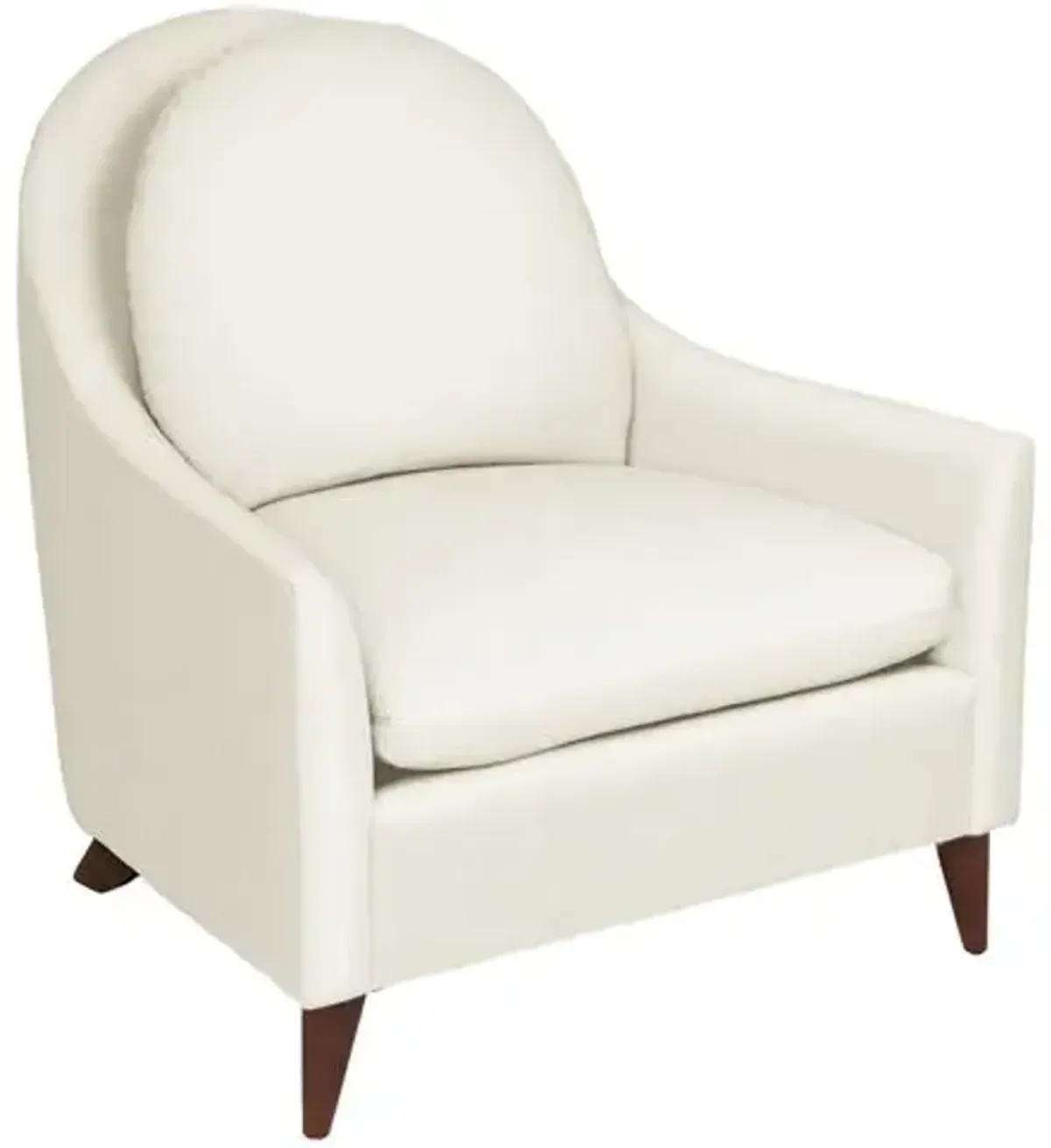 Kim Salmela - Lowell Linen Chair - White