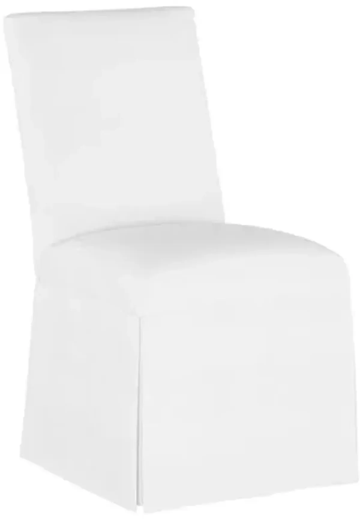 Owen Linen Slipcover Side Chair - White