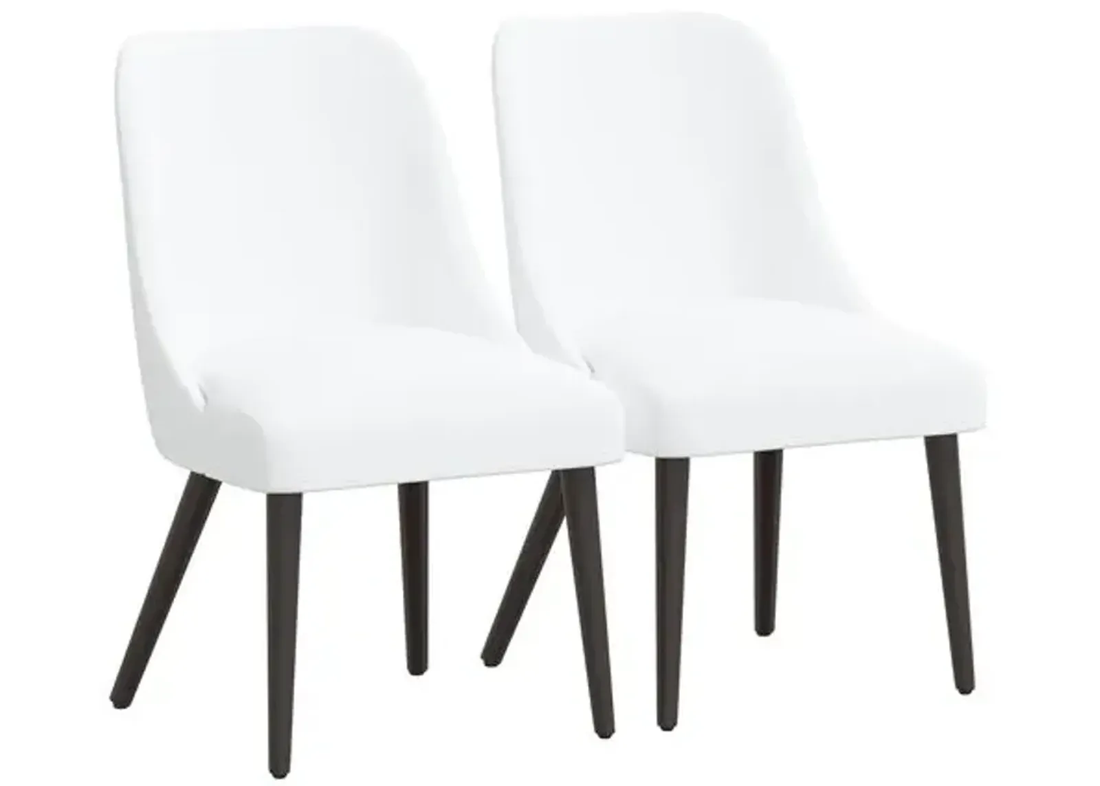 Set of 2 Barron Side Chairs - White