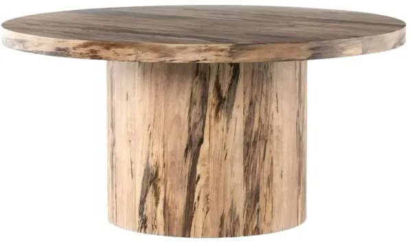 Bryn 60" Round Dining Table - Spalted Primavera