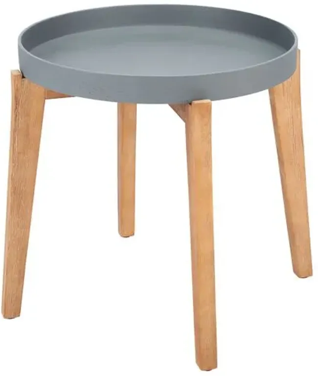 Bryna Outdoor Side Table - Gray