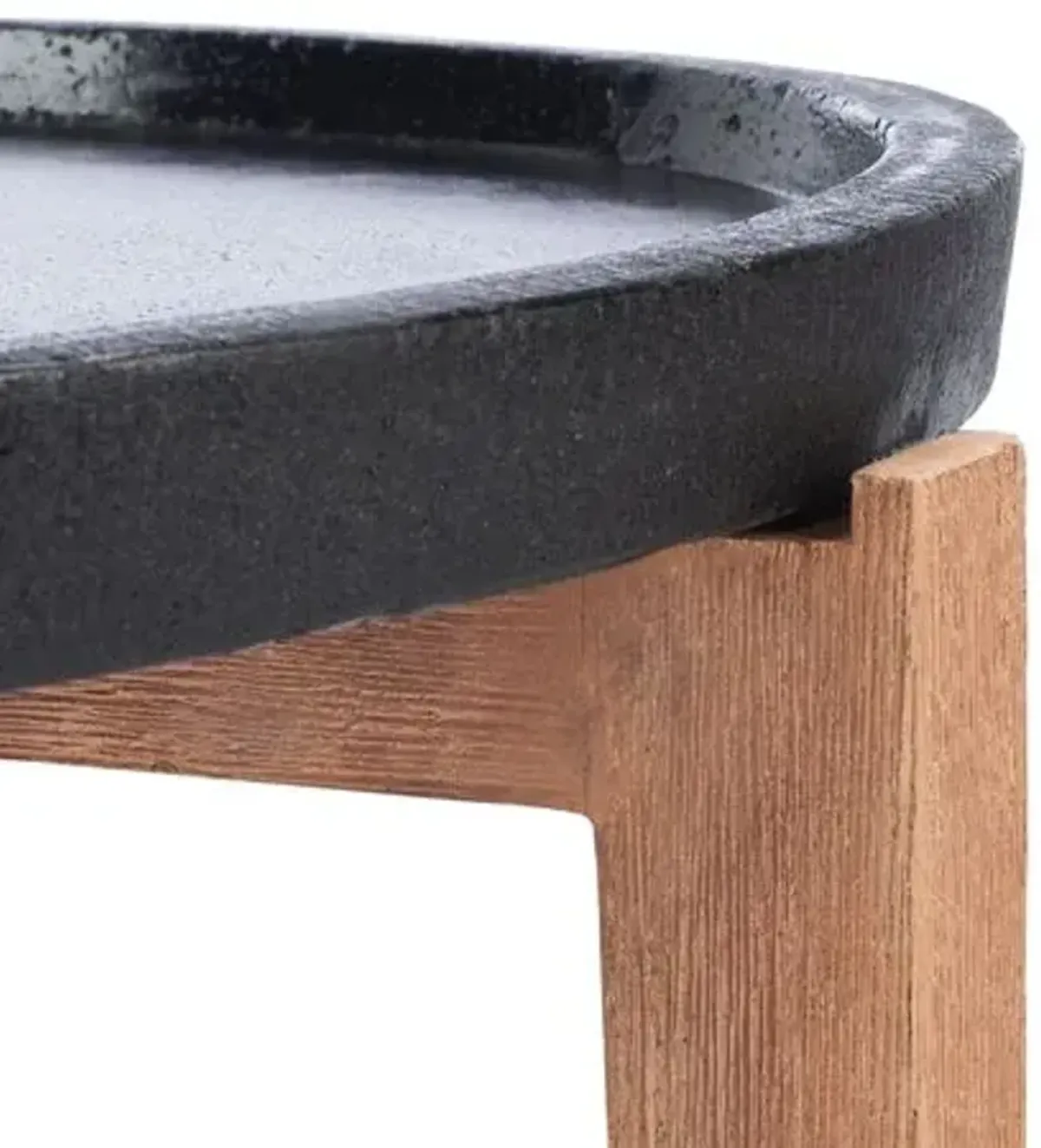 Lissa Outdoor Side Table - Black