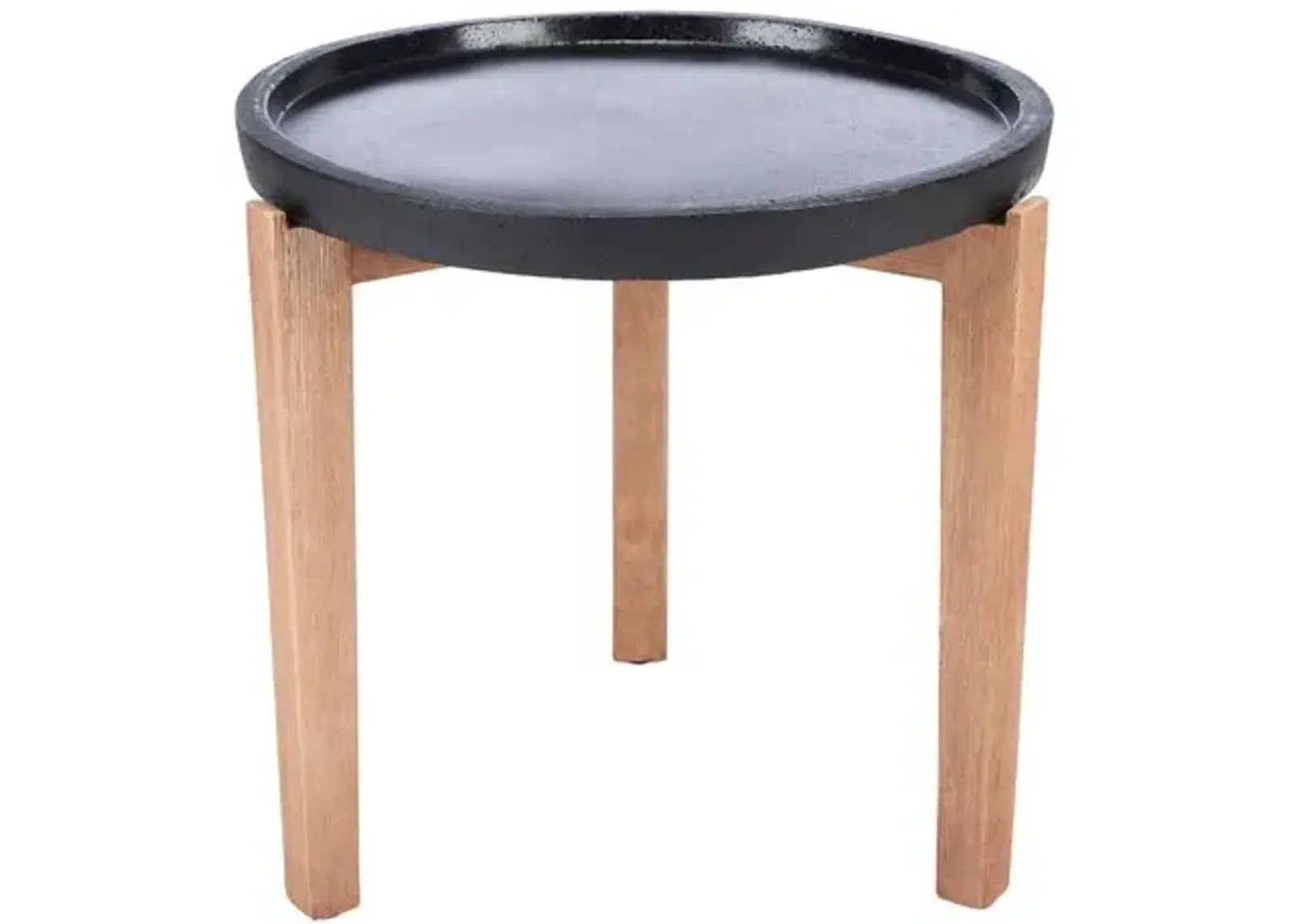 Lissa Outdoor Side Table - Black