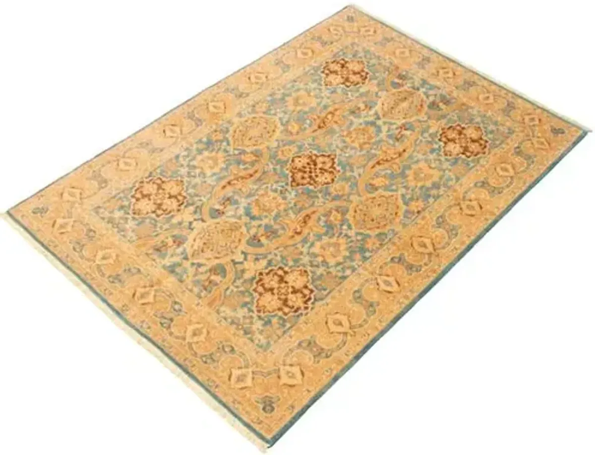 6'2"x8'9" Pako Persian Rug - Sky Blue - ECARPETGALLERY - Blue