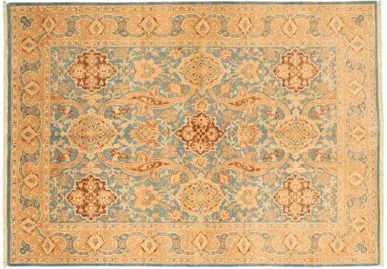 6'2"x8'9" Pako Persian Rug - Sky Blue - ECARPETGALLERY - Blue