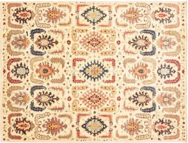 9'1"x12' Aryana Handmade Rug - Ivory - ECARPETGALLERY - Ivory