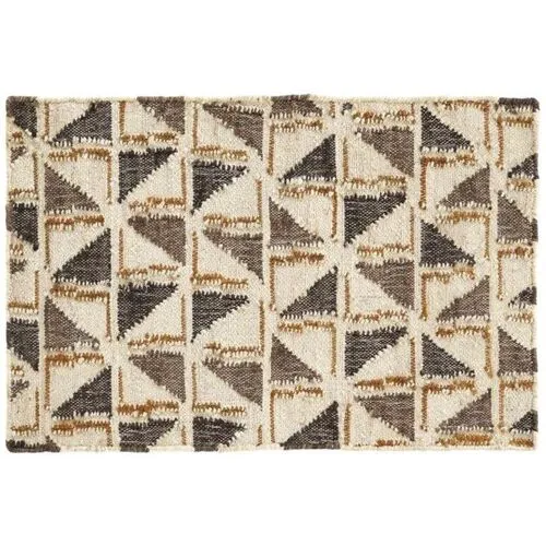 Loki Jute Woven Rug - DASH & ALBERT - Handcrafted - Brown - Brown