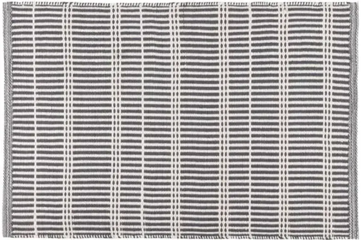 Marlo Indoor/Outdoor Rug - DASH & ALBERT - Gray - Gray